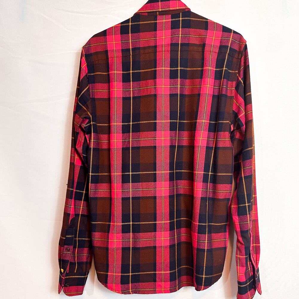 SCOTCH & SODA Pink Flannel Plaid Checks Shirt Sz. M - Picture 6 of 8